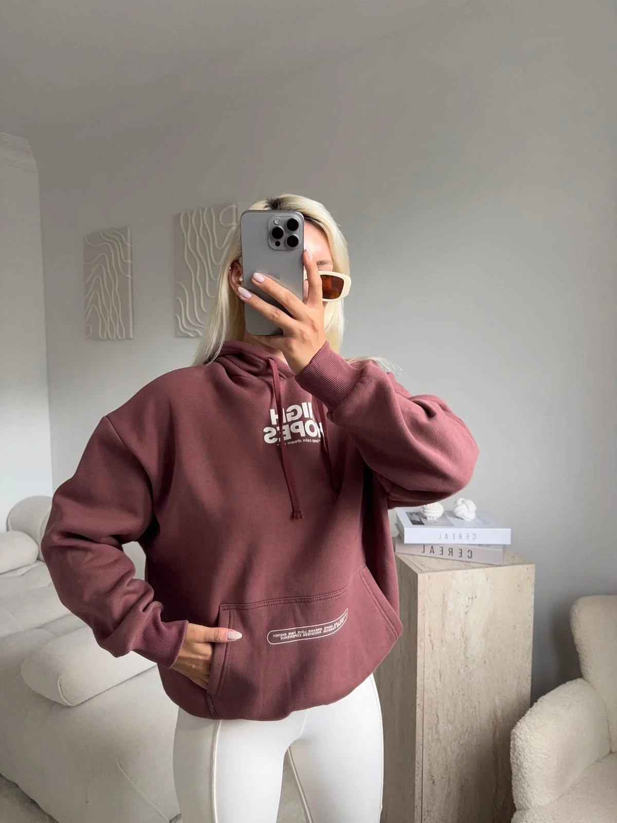 Sırt Baskı Hıgh Hopes Sweat