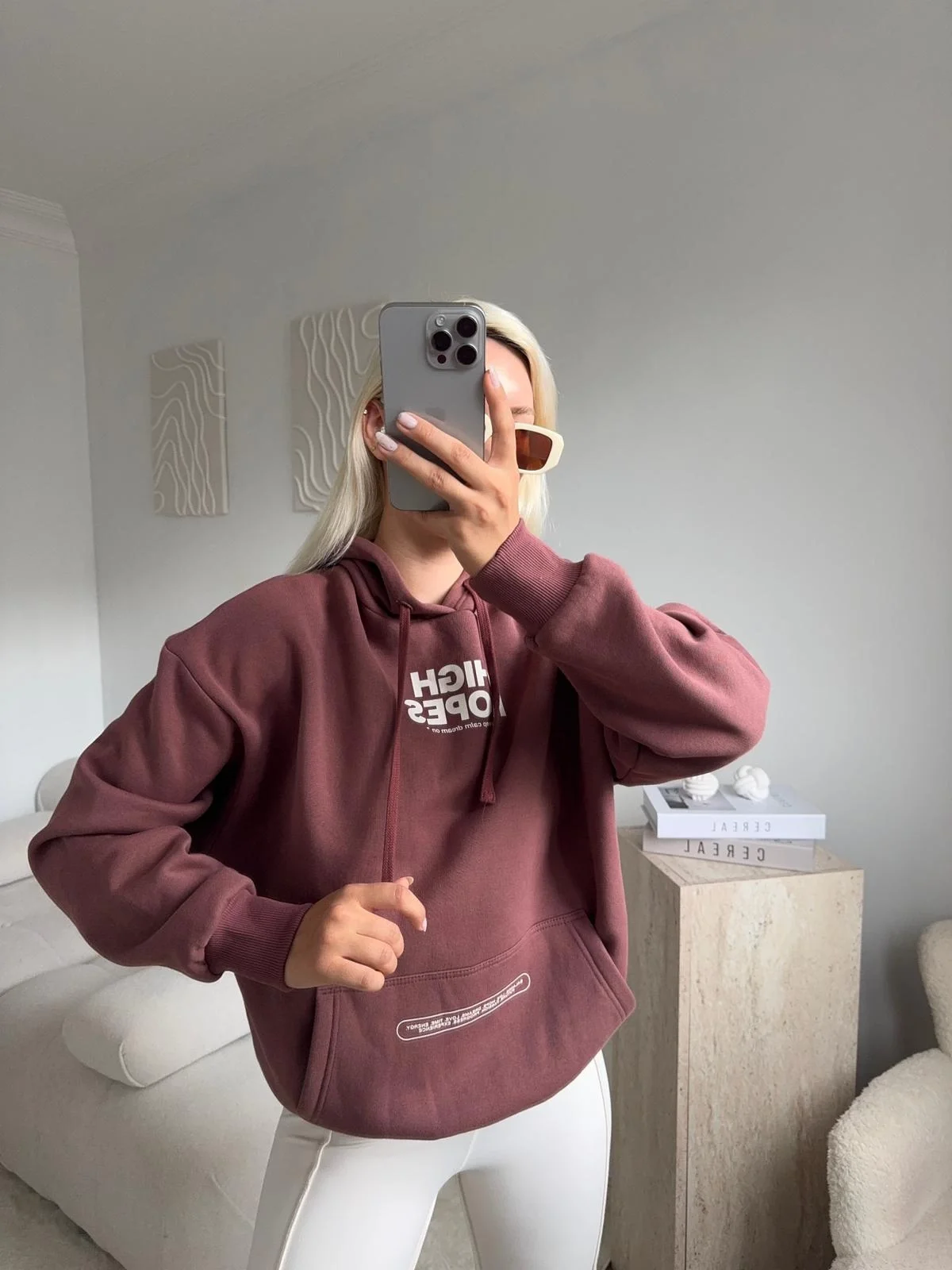 Sırt Baskı Hıgh Hopes Sweat