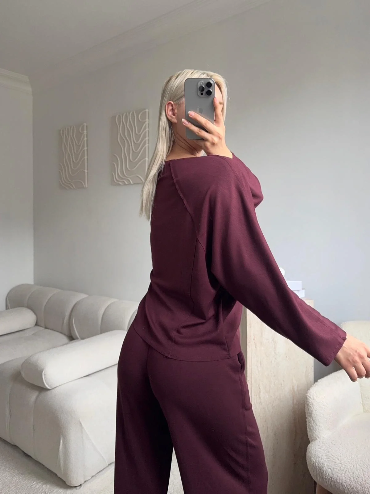 Soft Mood Takım - BORDO