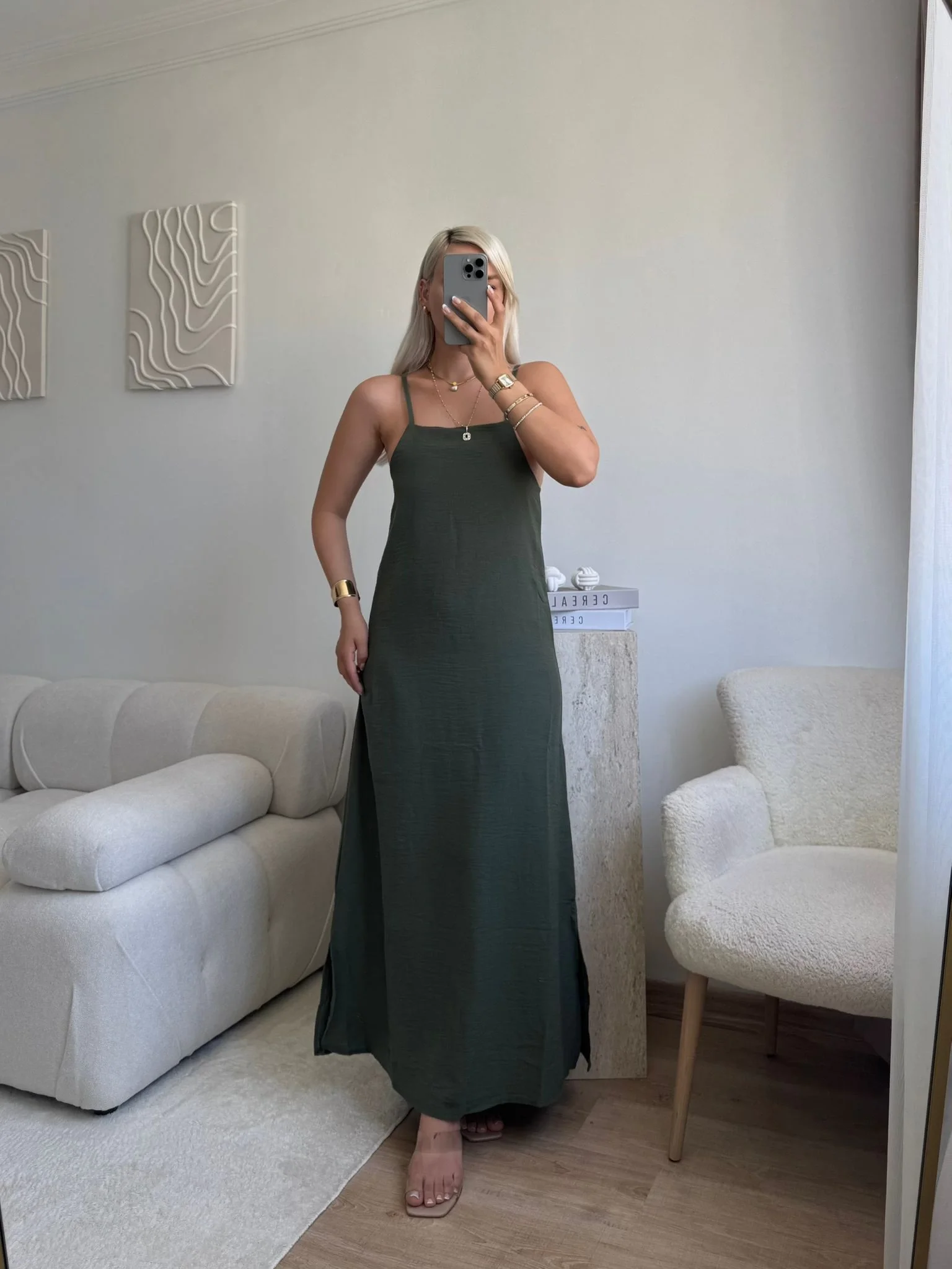 Summer Breeze Elbise - YEŞİL