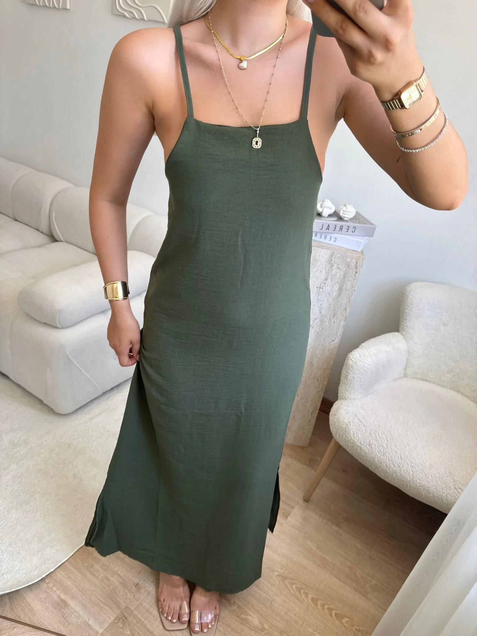 Summer Breeze Elbise - YEŞİL