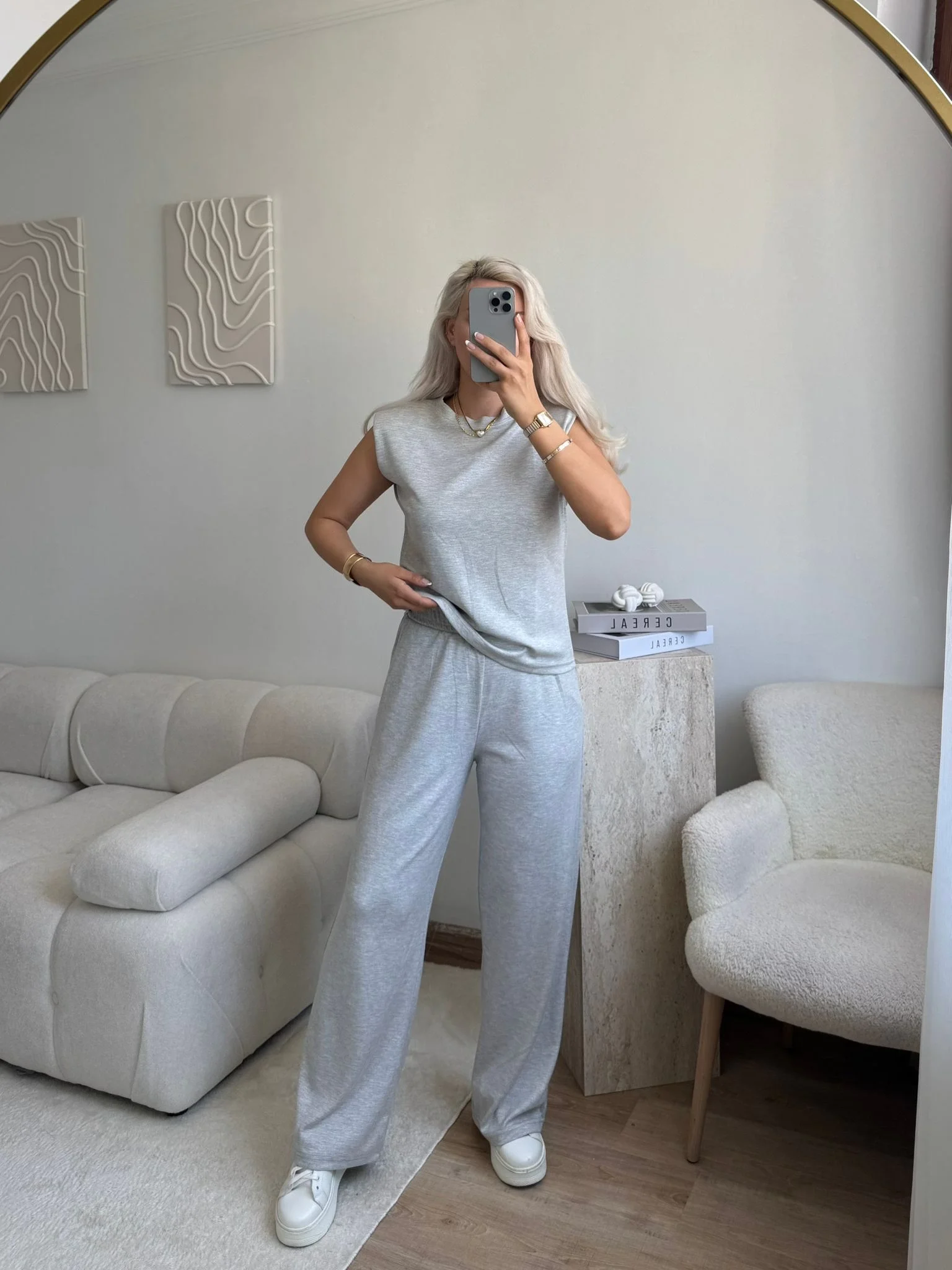 Vatkalı Modal Takım - GRİ