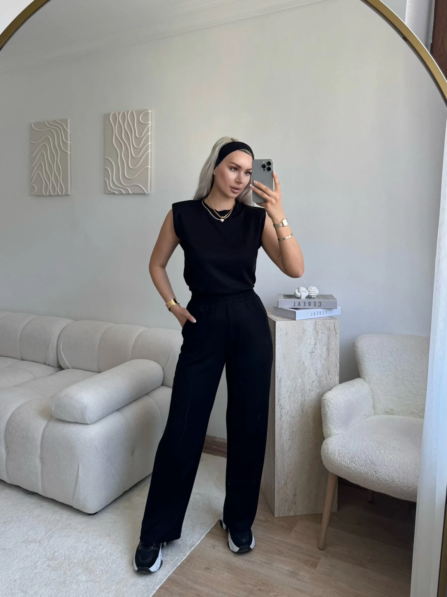 Vatkalı Modal Takım - SİYAH