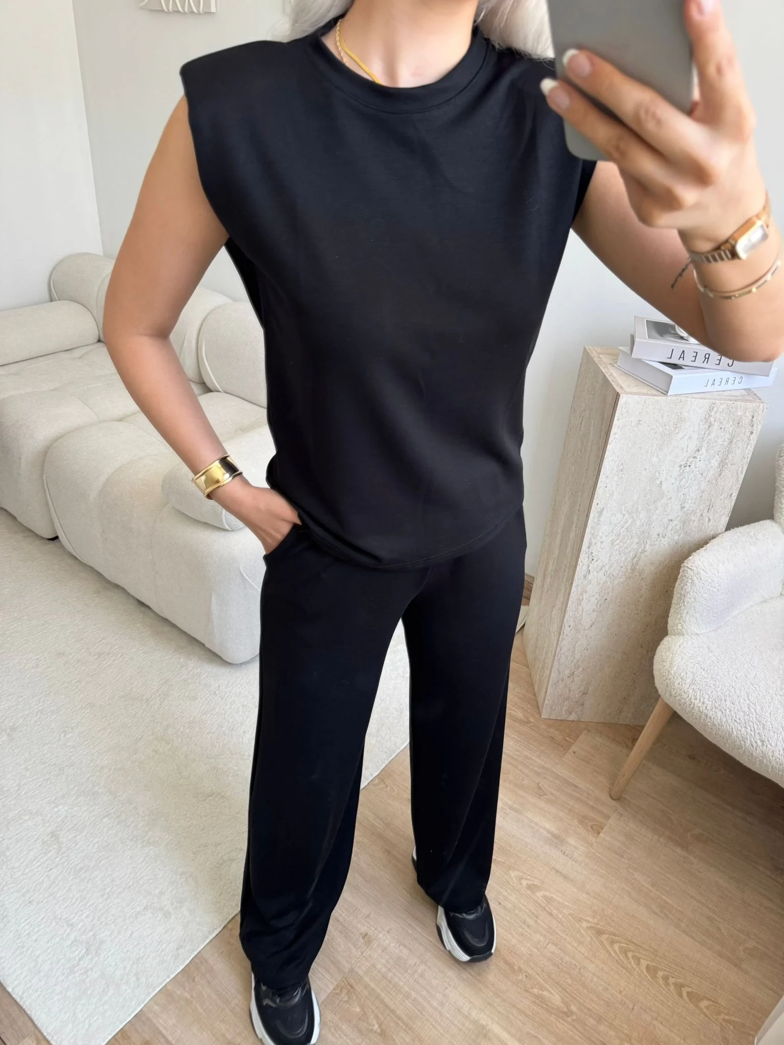 Vatkalı Modal Takım - SİYAH