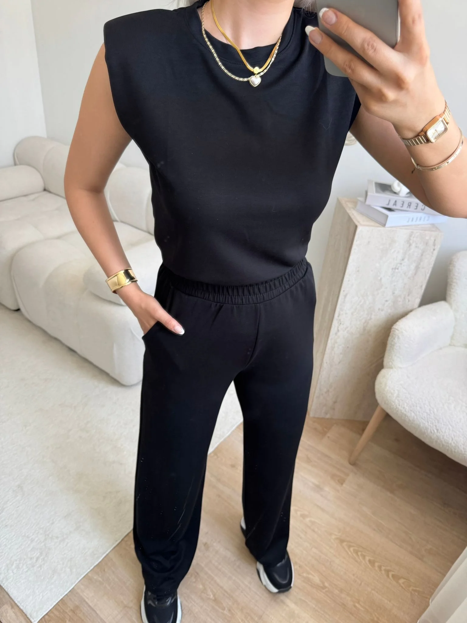 Vatkalı Modal Takım - SİYAH