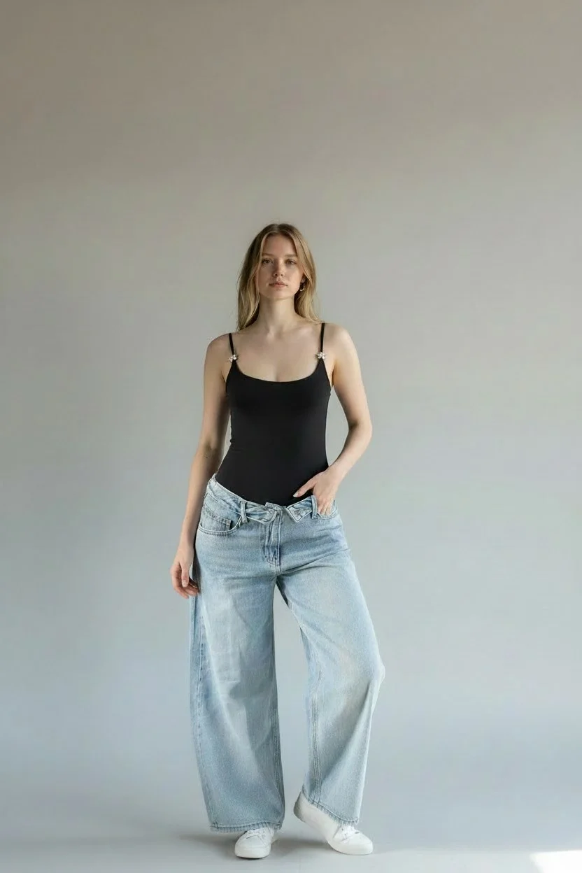 Yıldız Aksesuar Bodysuit - SİYAH