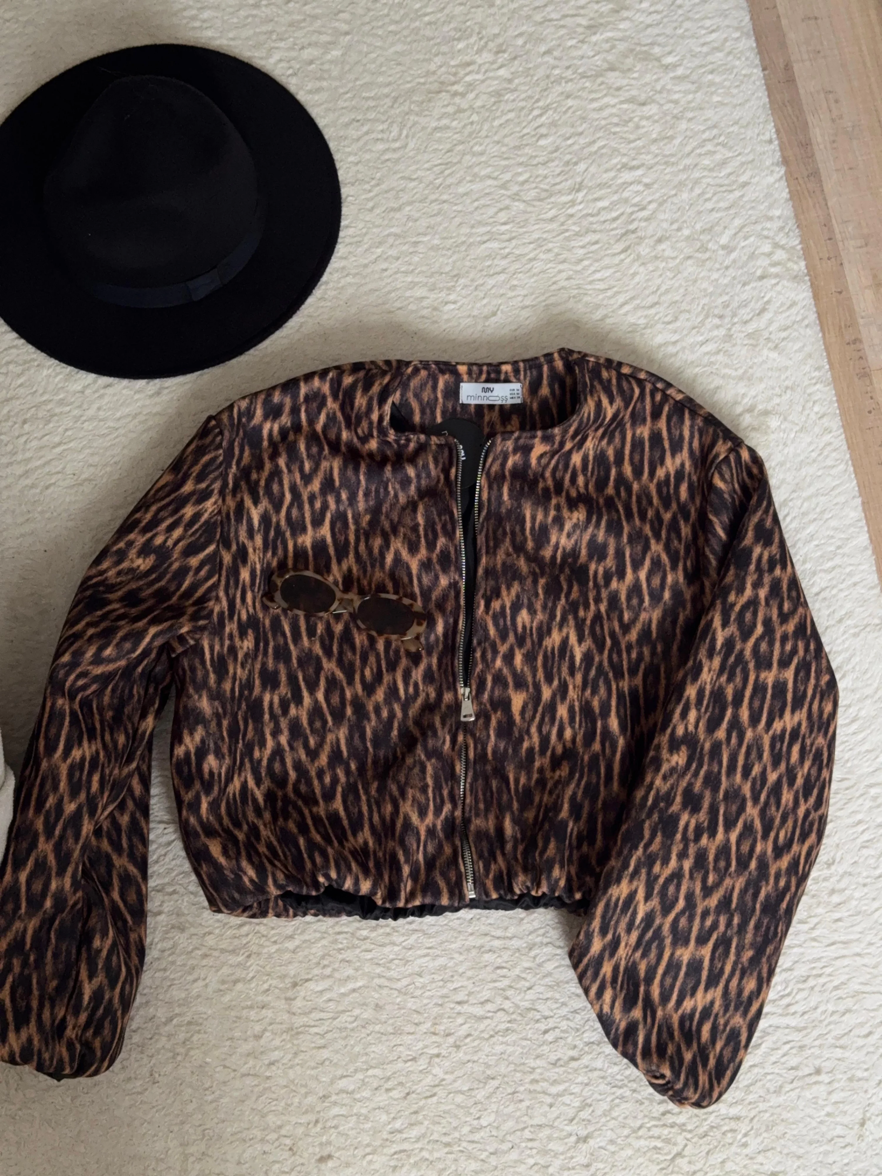 ZR Bomber Kaşe Ceket - LEOPAR