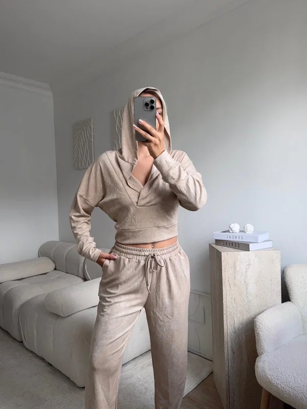 Batik Modal İkili Takım - BEJ