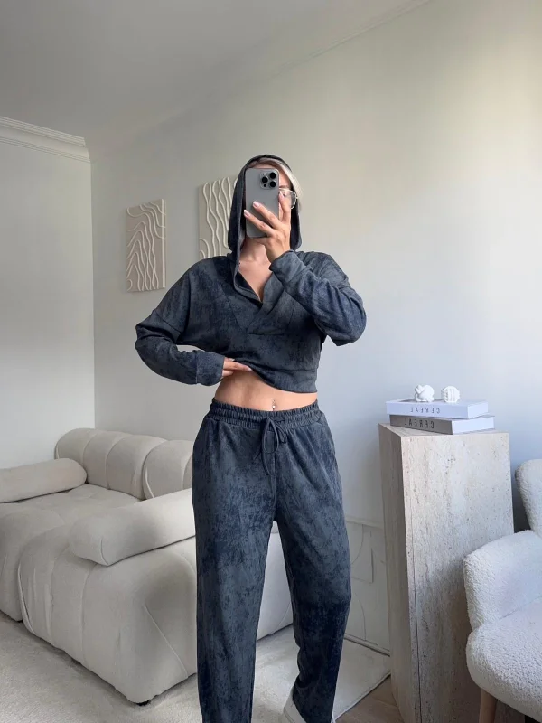 Batik Modal İkili Takım - MAVİ