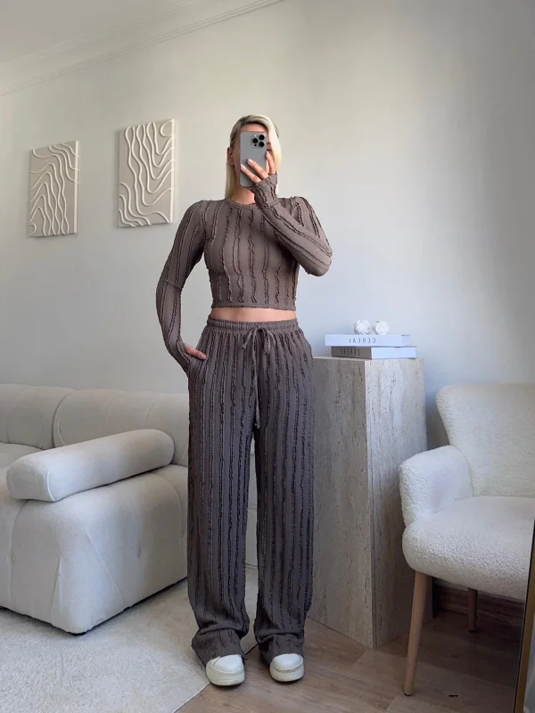 Fitilli Ters Dikiş İkili Takım - VİZON