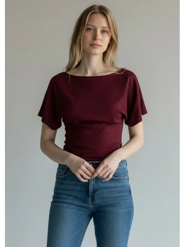 OYS Yarasa Kol Bluz - BORDO