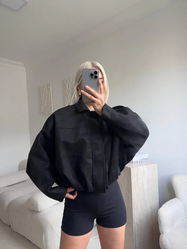 Premium Oversize Ceket - SİYAH