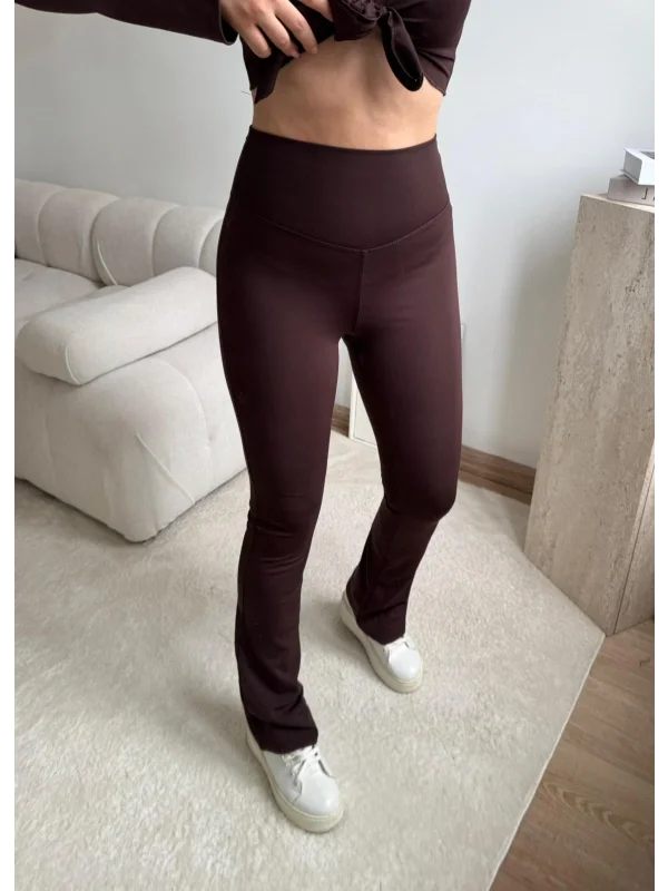 Şardonlu İspanyol Tayt - KAHVE