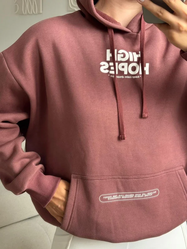 Sırt Baskı Hıgh Hopes Sweat