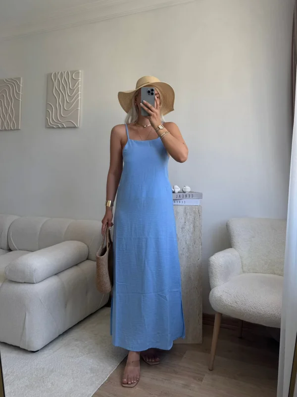 Summer Breeze Elbise - MAVİ