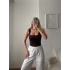 Biye Detay Askılı Crop - KAHVE