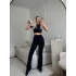 BSK Basic Crop & Taytlı Takım - SİYAH