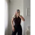 Kolsuz Degaje Bodysuit - KAHVE