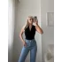 Kolsuz Degaje Bodysuit - SİYAH