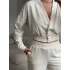 Kruvaze Hırka & Pantolon İkili Takım - BEJ