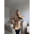 Kuşaklı Midi Trençkot - BEJ