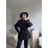 Kuşaklı Midi Trençkot - SİYAH