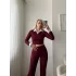 Ottoman Gömlek Yaka İkili Takım - BORDO