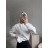 Oversize Basic Sweat - BEYAZ