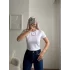 OYS Crop T-shirt - BEYAZ