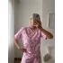 Şeker Baskı Pijama Takımı - PEMBE