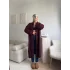 Uzun Salaş Triko Hırka - BORDO
