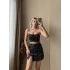 Zincir Askılı Şortlu Etek Takım