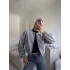 ZR Bomber Kaşe Ceket - GRİ