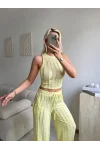 Halter Fitilli İkili Takım - SARI