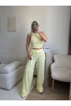 Halter Fitilli İkili Takım - SARI