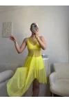 Kuşaklı Tül Pareo - SARI