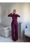 Modal Bel Kuşak İkili Takım - BORDO