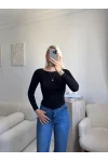 Nova Basic Fit Bluz - SİYAH
