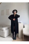 Uzun Salaş Siyah Hırka - SİYAH