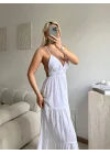 Sırt Çapraz Askılı Elbise