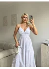 Sırt Çapraz Askılı Elbise