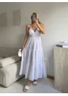 Sırt Çapraz Askılı Elbise