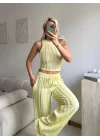 Halter Fitilli İkili Takım - SARI