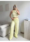 Halter Fitilli İkili Takım - SARI