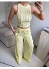 Halter Fitilli İkili Takım - SARI