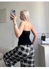 Straplez Biyeli Büstiyer - SİYAH