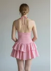 Bella Eteği Şortlu Elbise - PEMBE