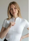 Fermuar Detay Bodysuit - BEYAZ