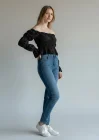 Gipeli Madonna Bluz - SİYAH