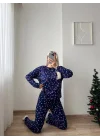 Noel Şekeri Pijama Takımı - LACİVERT